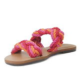 RASTEIRA LARANJA E ROSA DUAS TIRAS TRANÇADA C 30014 0309 0002 ANACAPRI - Vintedoisk